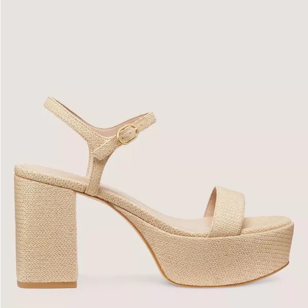 Stuart Weitzman Dancer Mid Block Platform Sandal